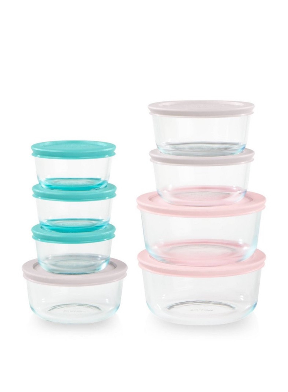 20 piece Pyrex glass storage set. Originally $50, on sale for $19.99!! An amazing deal. This would make a great gift for someone. 

#LTKHome #LTKGiftGuide #LTKSaleAlert