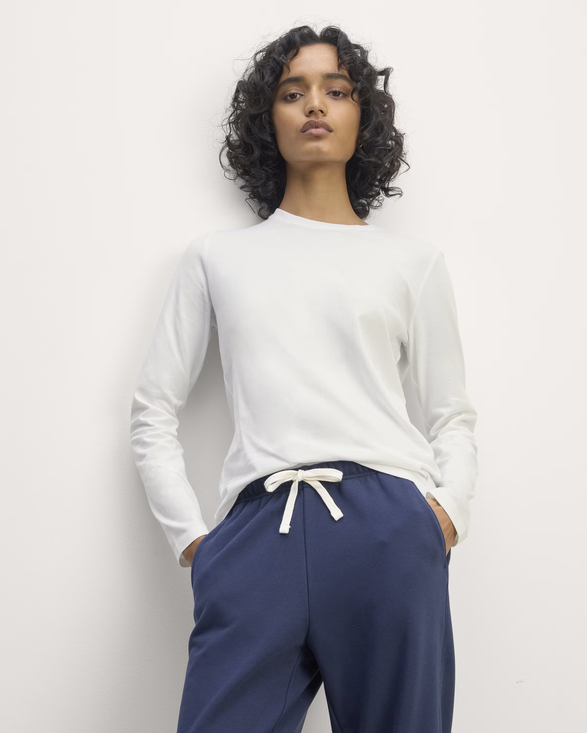 The Slim Long-Sleeve Crew in Essential Cotton | Everlane