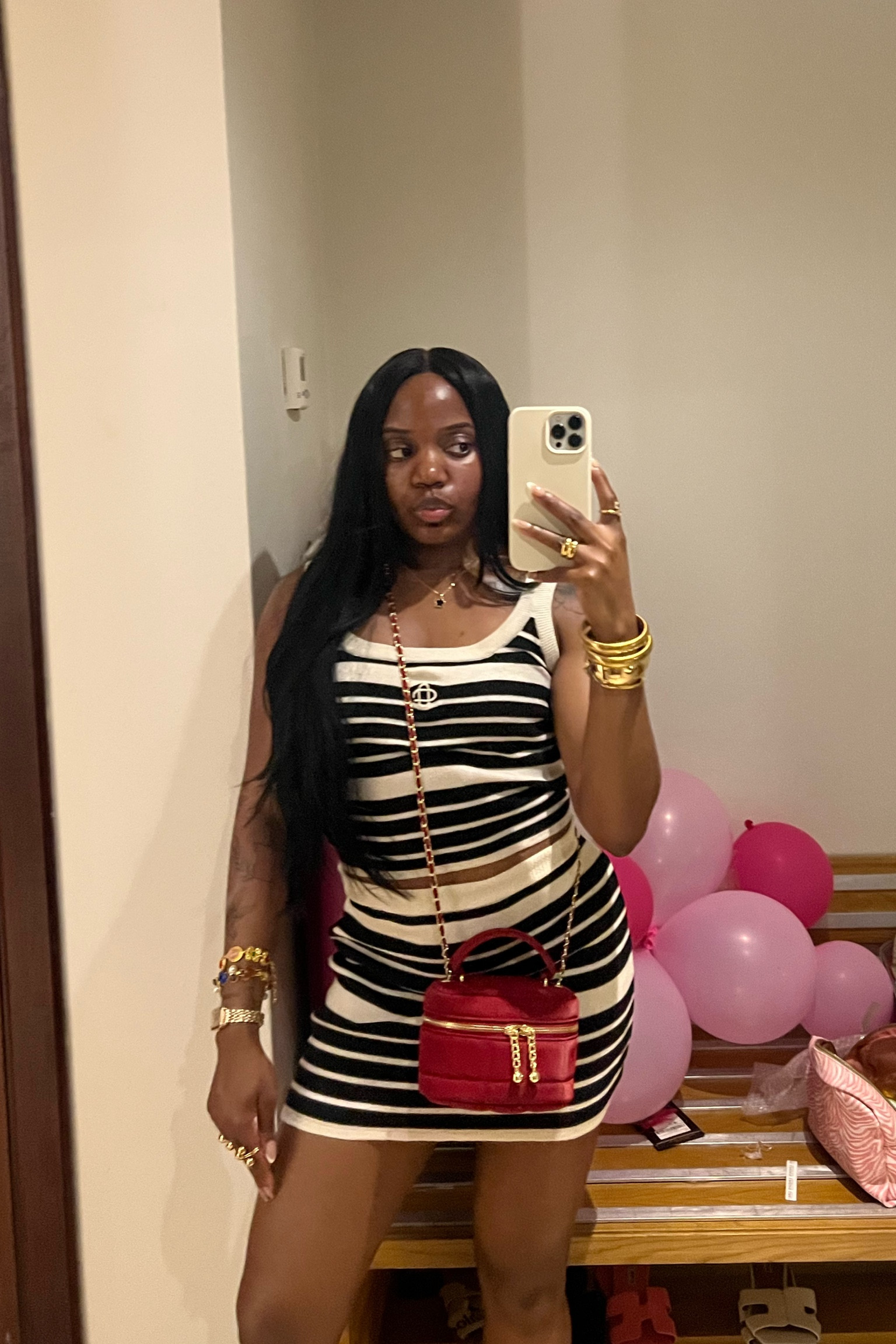 Black and white strip set 🤍🖤

#LTKtravel #LTKstyletip #LTKpetite