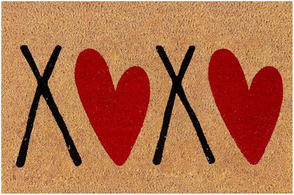 Floor Mats for Home Home Letter Love Heart Print Valentines Day Door Mats for Outside Entry Hello... | Amazon (US)