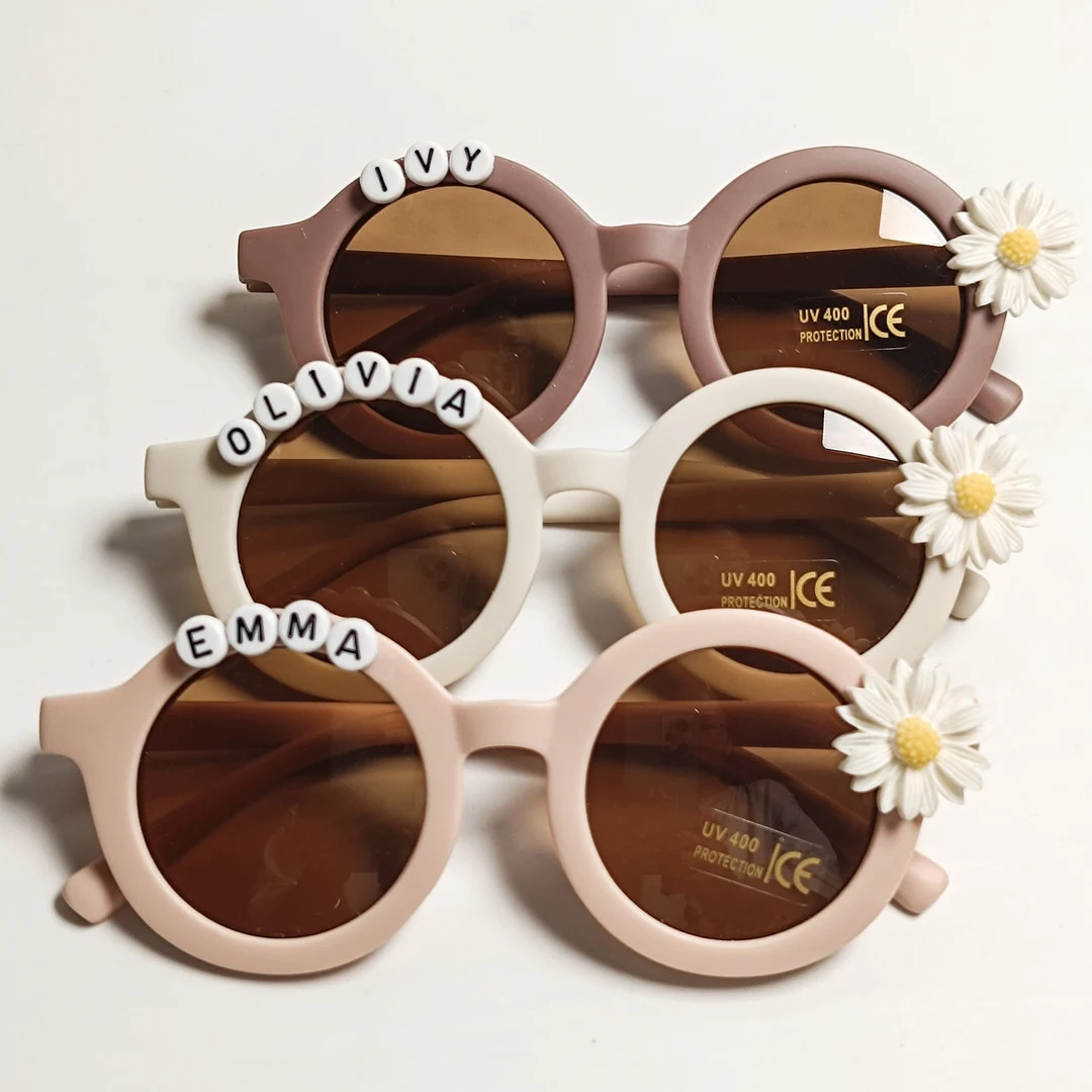 Personalized Name Sunglasses for Girls-toddler - Etsy | Etsy (US)