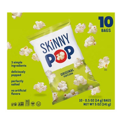 SkinnyPop Original Popcorn Multipack - 5oz/10ct | Target