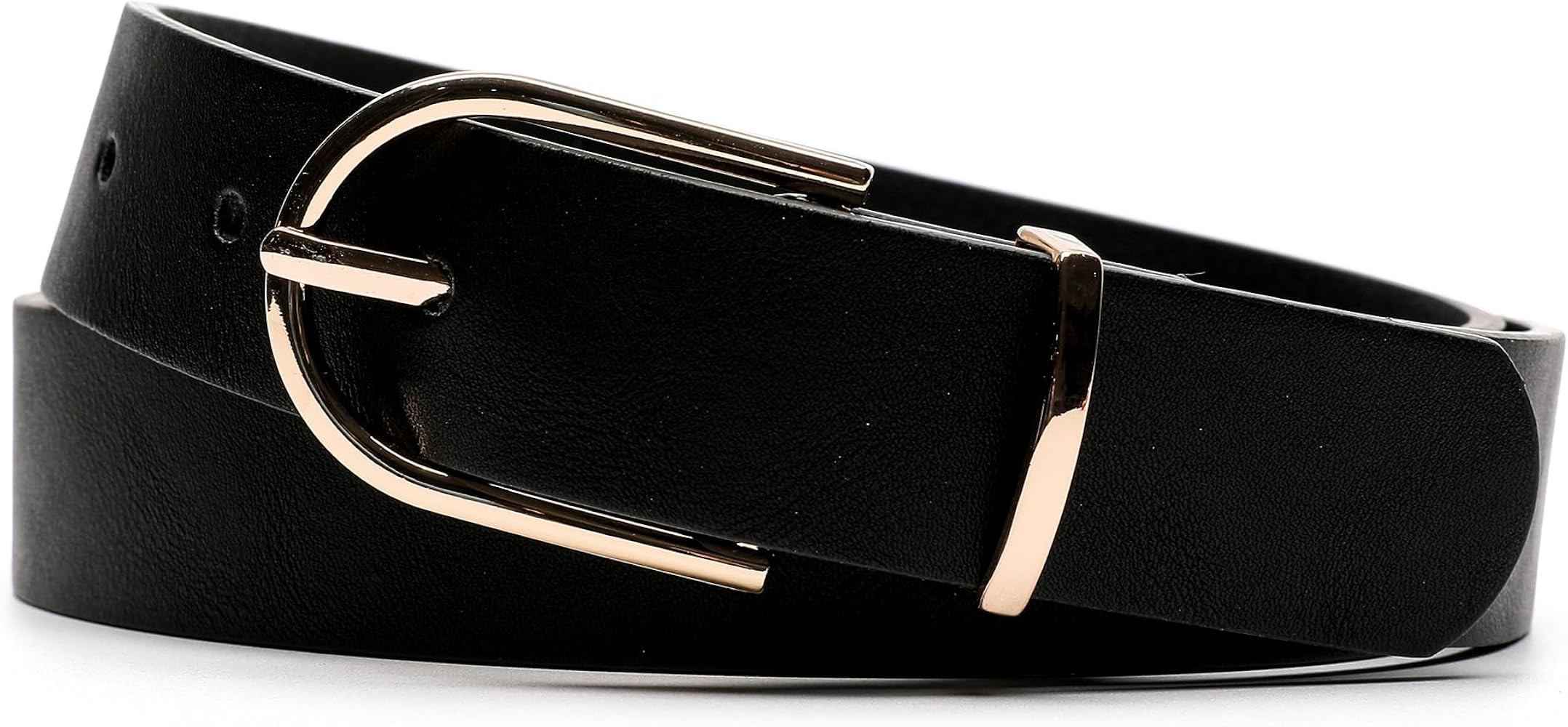 Earnda Women's Faux Leather Chic Belt for Ladies Jeans | Amazon (US)
