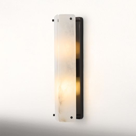 Hugo Alabaster Sconce (18") | West Elm (US)
