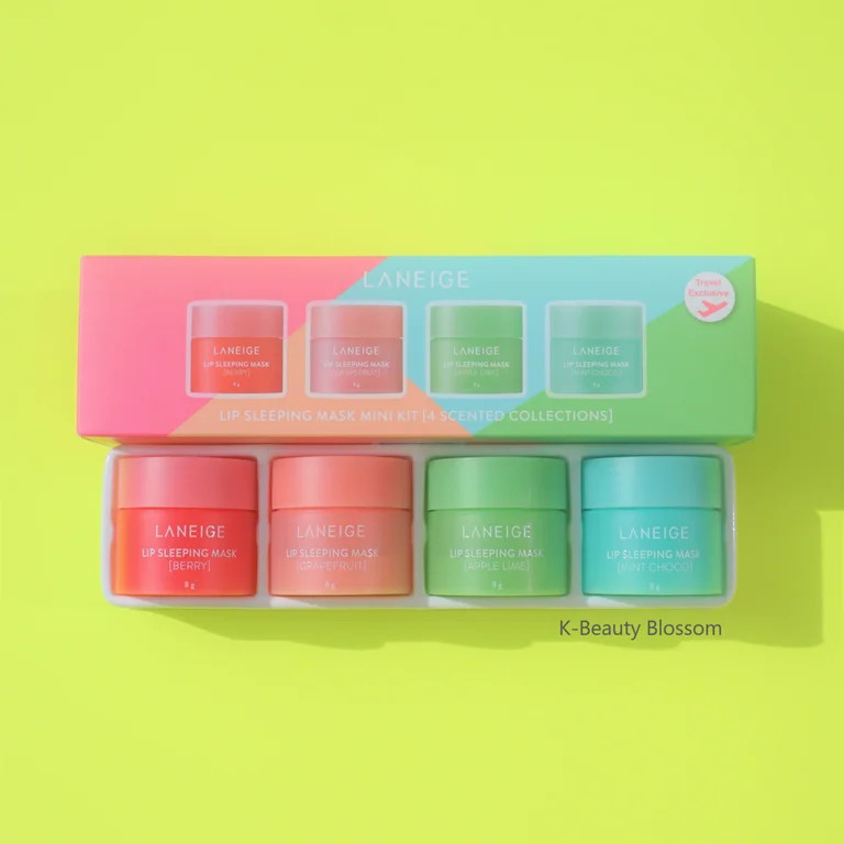 LANEIGE Lip Sleeping Mask Mini Kit (4 scented collections) - Walmart.com | Walmart (US)