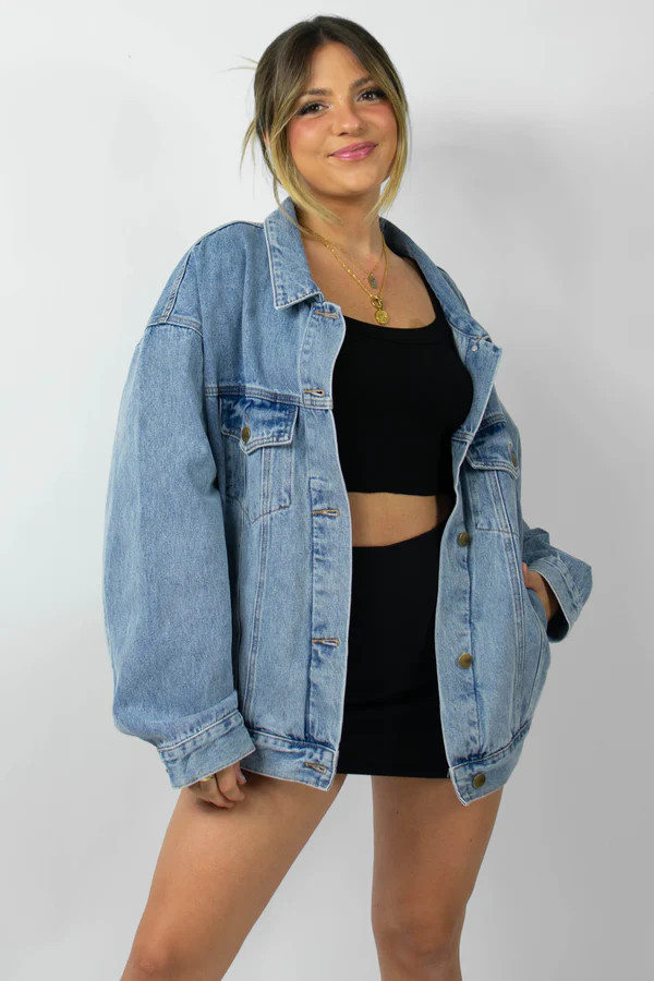 Midtown Denim Jacket | Grey Bandit