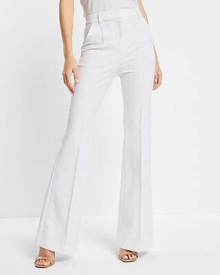 Super High Waisted Front Seam Slim Flare Pant | Express