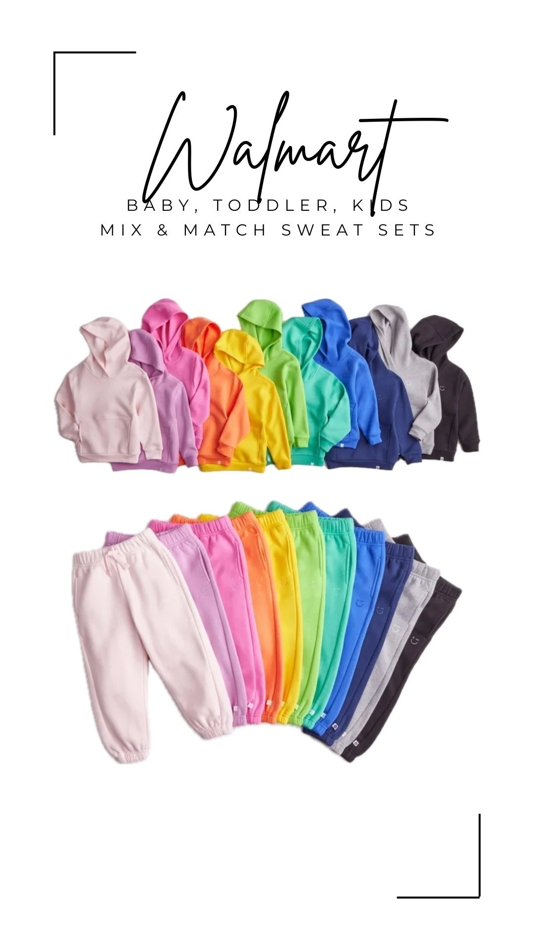 Walmart new mix and match sweat sets! Comes in baby, toddler, and kid sizes!

#LTKBaby #LTKKids #LTKFamily