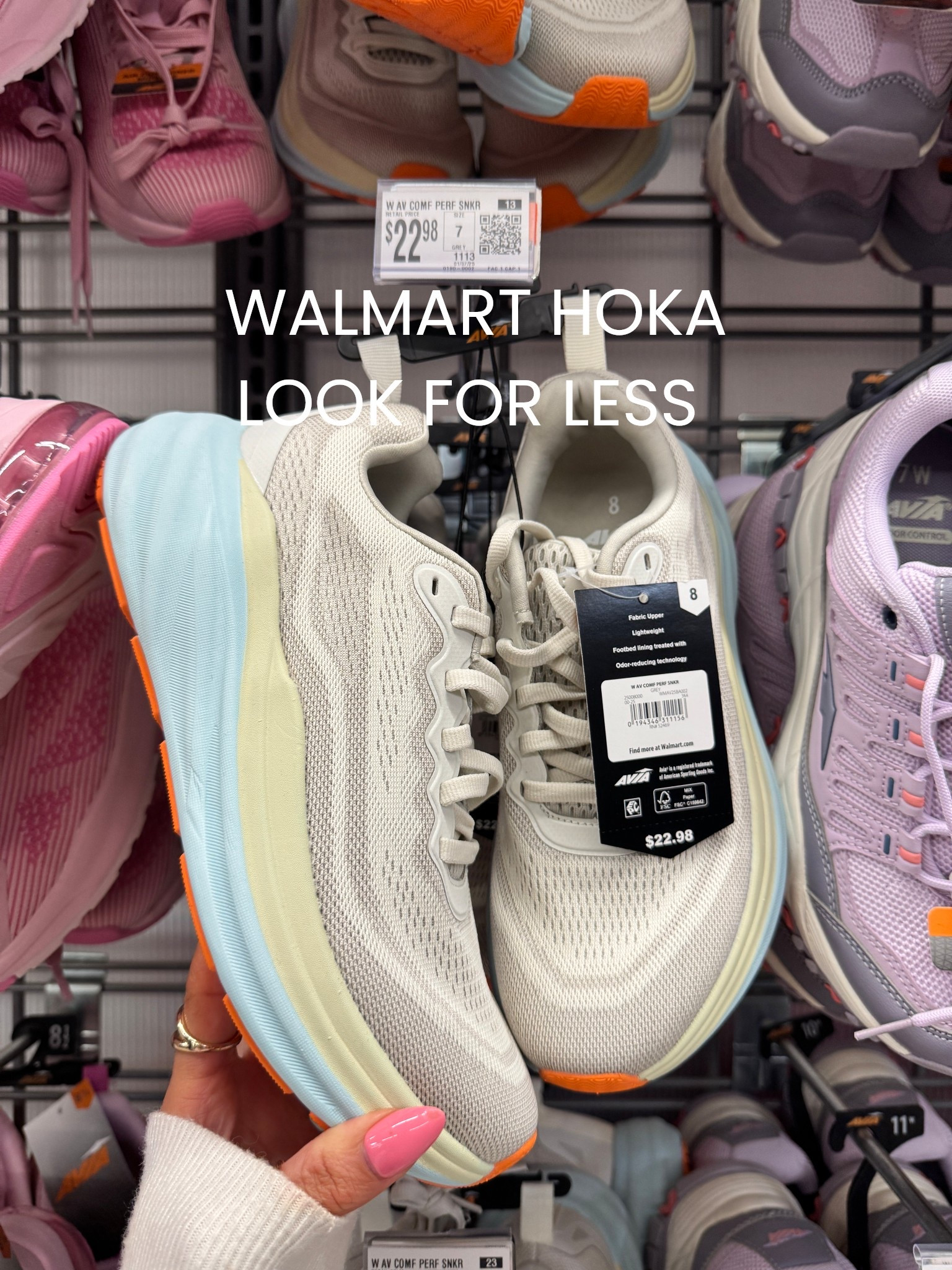 Everyone is raving about these look for less sneakers! They’re comfy- I did a half size down! 