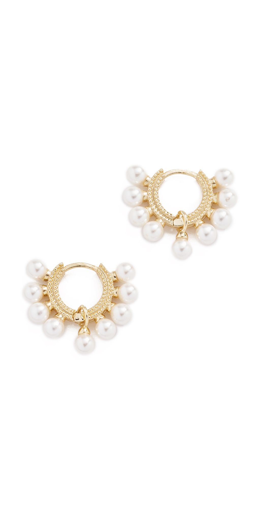 Lola Pearl Huggie Earrings | Shopbop