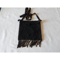 Vintage Collectible Black Beaded Hand Bag | Etsy (US)