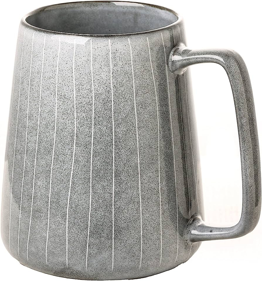 Large Ceramics Coffee Mugs,24 OZ,Large Handle Design,Extra Large Tea and Coffee Cup for Office an... | Amazon (US)