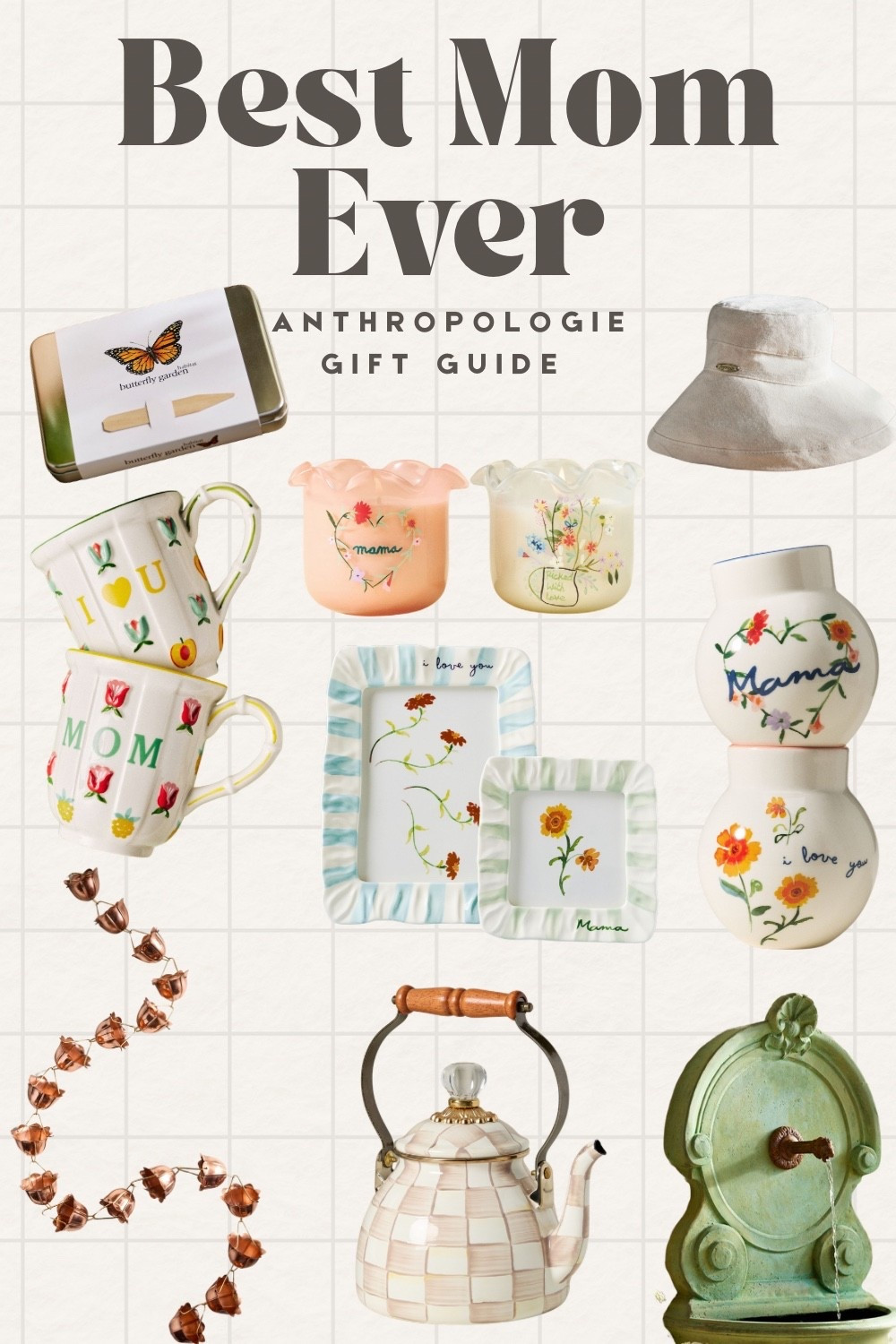 Anthropologie Mother’s Day gifts | candle warmer lamp | planters | garden trellis Anthropologie home | garden hat | vase | picture frame | Mackenzie child’s tea kettle | coffee cup | rain chain | copper rain chain | wall foundation | outdoor foundation | garden decor | outdoor patio | candle | butterfly garden | mom | best mom ever | Mother’s Day | spring finds | home decor | mom sweatshirt | camp snap 8 video camera | @Anthropologie 

#LTKHome #LTKmomlife #LTKMothersDay