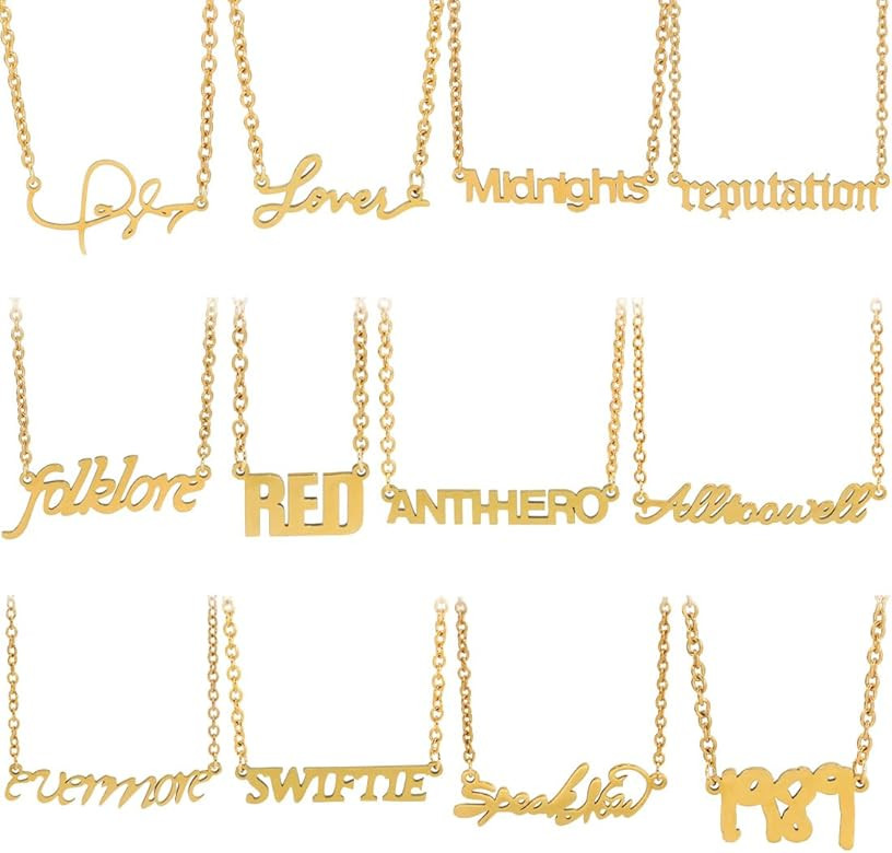 hdyv5aa 12 pcs taylor 1989 Speak Now Red Reputation lover Folklore Evermore Midnight Friendship s... | Amazon (US)