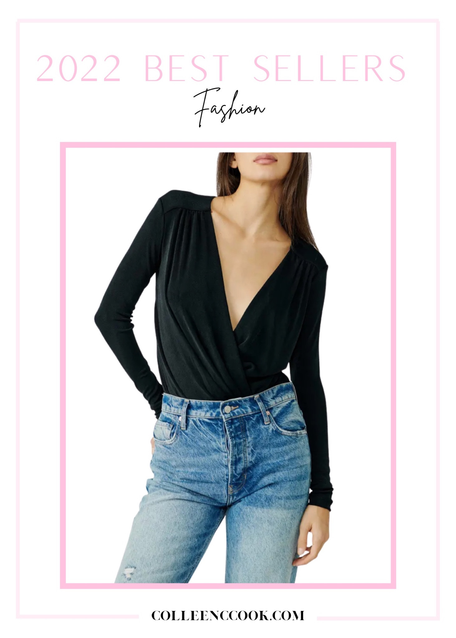 Black v neck bodysuit - I wear the xs 