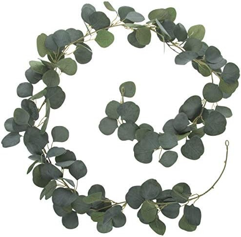 Hobby Lobby Studio His & Hers Artificial Silver Dollar Eucalyptus Wedding Leaf Garland | Amazon (US)