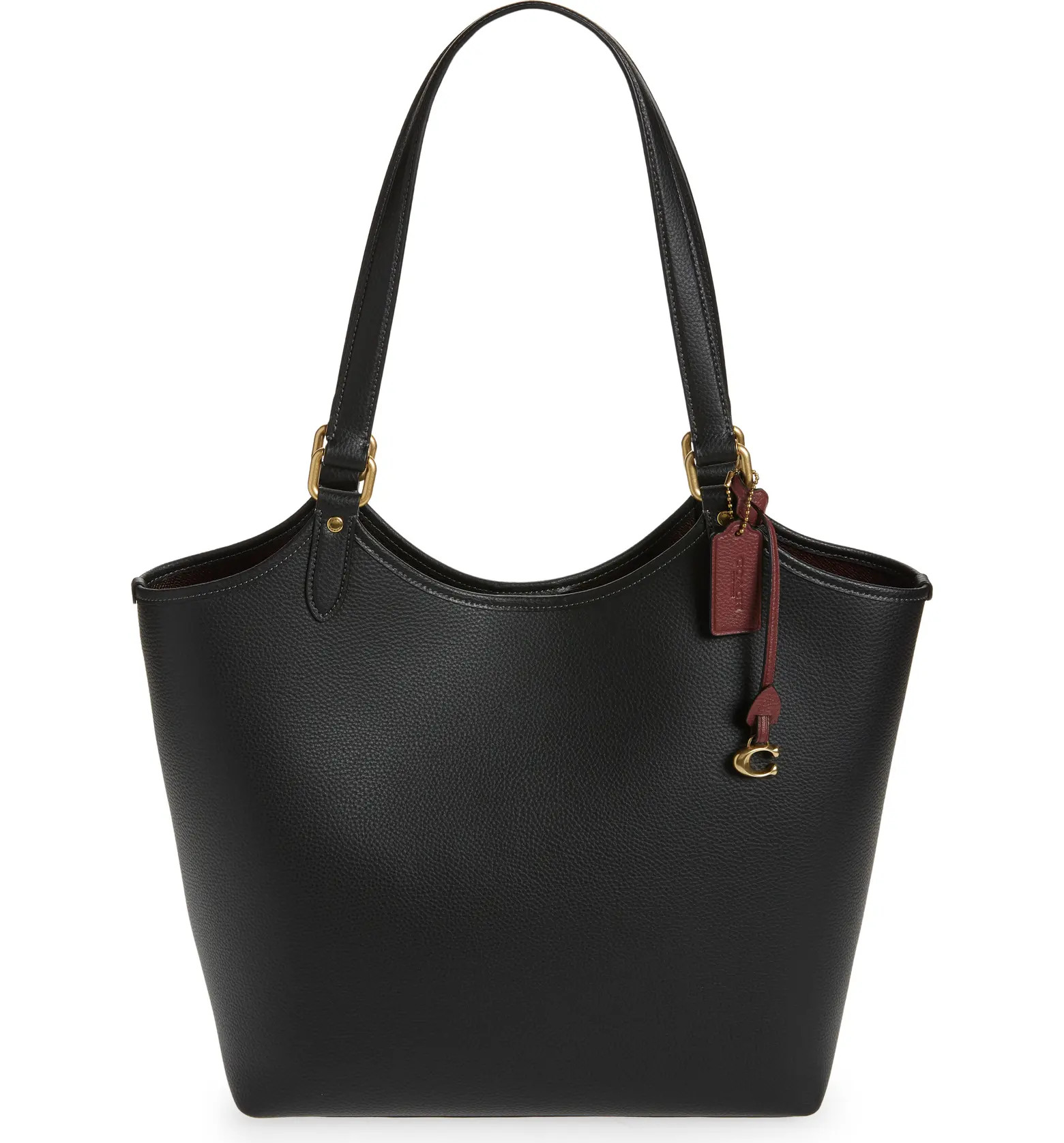 Polished Pebble Leather Day Tote | Nordstrom