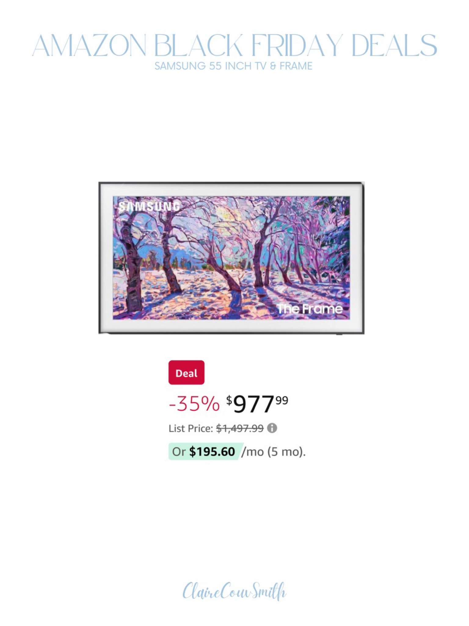 AMAZON BLACK FRIDAY DEAL!!! We have the 55"

#LTKGiftGuide #LTKCyberWeek #LTKsalealert