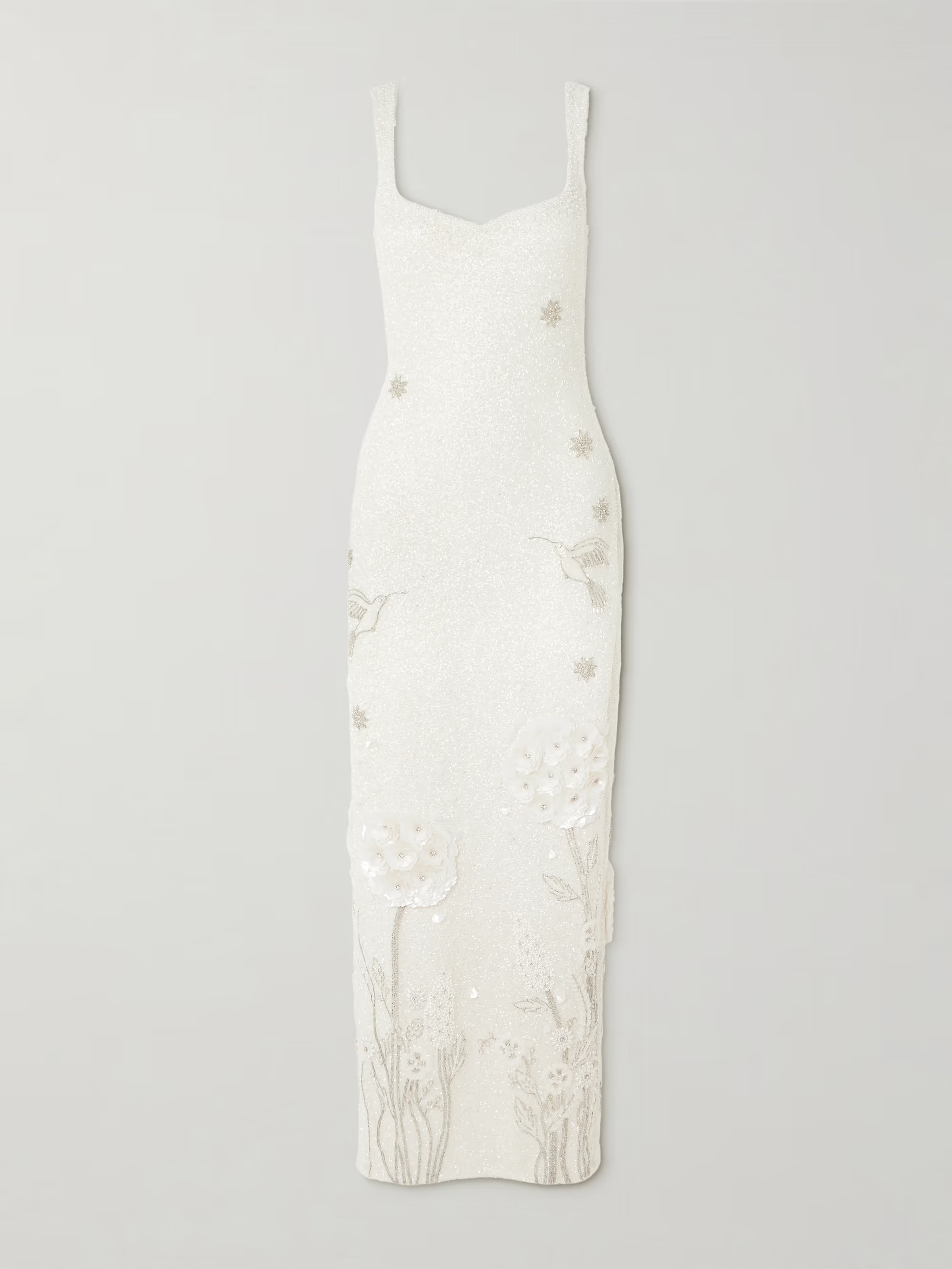 Hummingbird embellished beaded stretch-tulle gown | NET-A-PORTER (US)