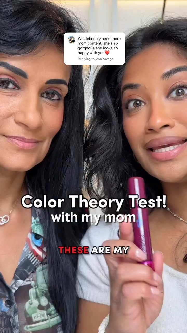 THE LAST ONE THO 😅 My mom and I have SUCH different tastes in lipsticks 🤣 she’s definitely a lot more saturated in skintone than me… so let’s do the lipstick color theory test for our favorite lipsticks!! (All lippies with shades 🔗ed in my bio!) @hungvanngobeauty @fwee_makeup_us @maccosmetics @kikomilanousa

#lipstickcolortheory #colortheorytest #oliveskin#browngirlmakeup #colortheory 

Which one was your fave?