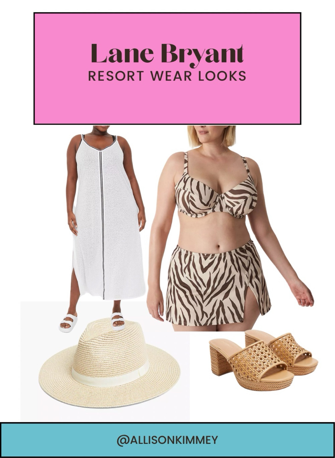 Neutral plus size lane Bryant swim look! Perfect for your next vacation! 

#LTKswim #LTKplussize #LTKfindsunder100