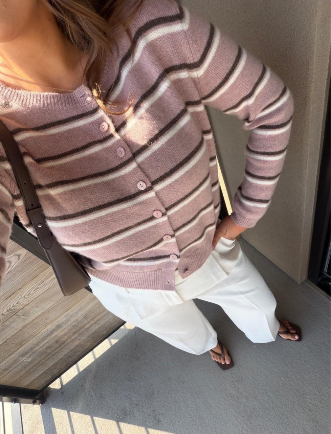 The softest striped cardigan 🤎 such an easy transitional piece with white trousers now and denim later. Love this polished-but-comfy fall look.

striped cardigan, fall cardigan outfit, transitional fall style, white trouser outfit, neutral fall fashion, casual chic outfit, women’s fall style, size large outfit, size 14 style

#LTKootd #LTKSeasonal #LTKTall