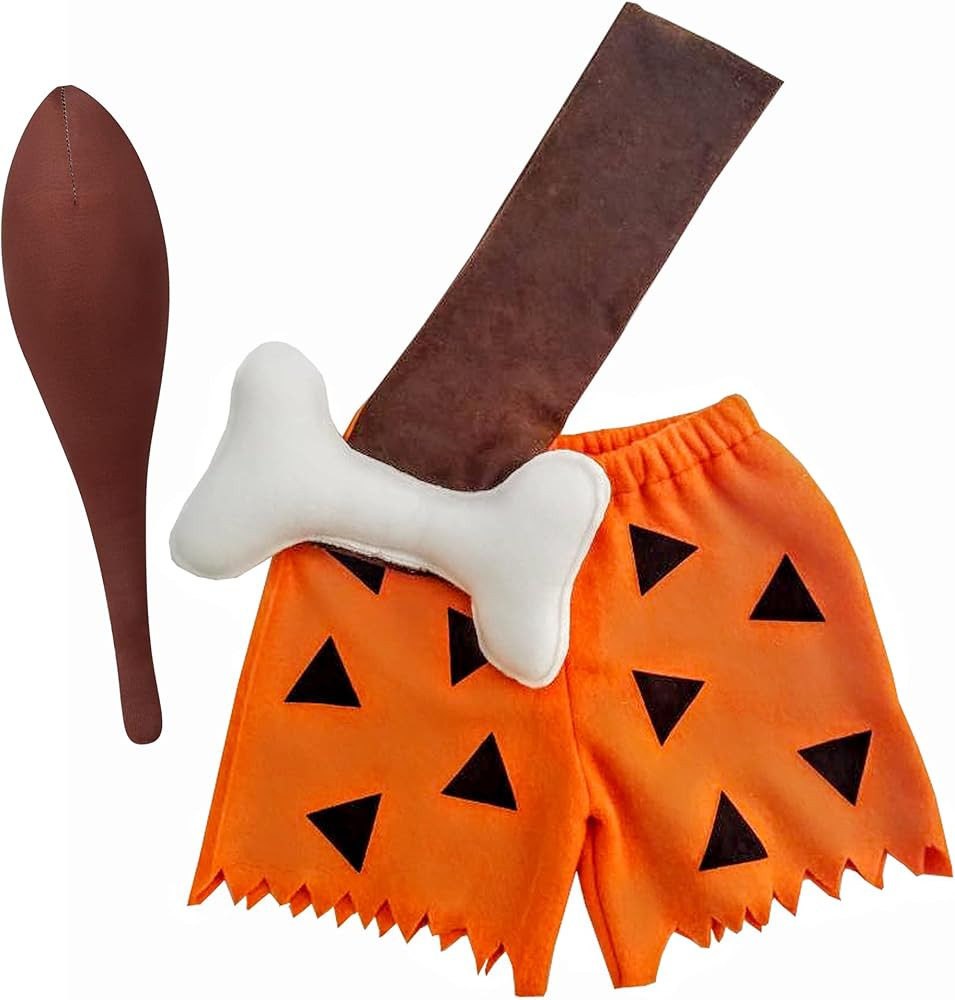 Luke and Lulu Halloween Toddlers Costume - Pebbles Outfit For Baby Girls - Caveman Bam Bam Costum... | Amazon (US)
