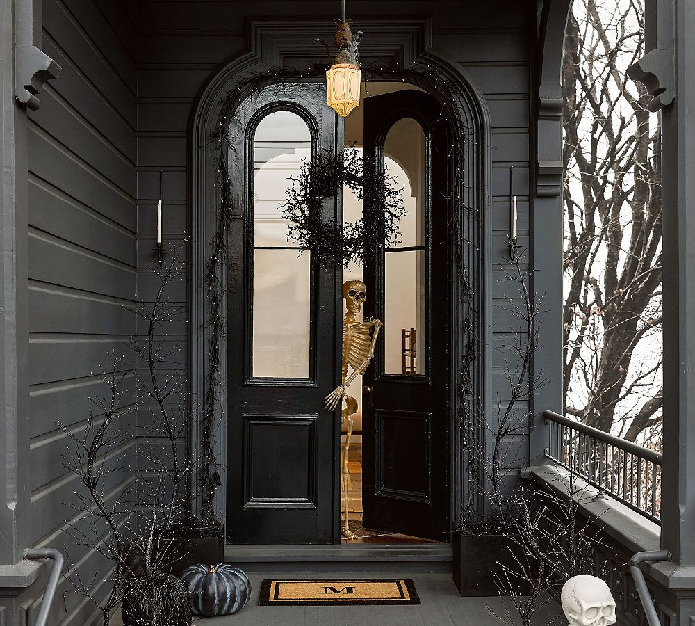 Faux Lit Black Berry Wreath | Pottery Barn (US)
