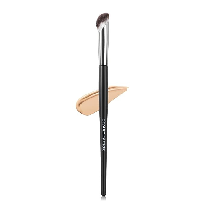 Angled Concealer Brush Under Eye, Precision Nose Shadow Contour Brush | Eyeshadow Blending | High... | Amazon (US)