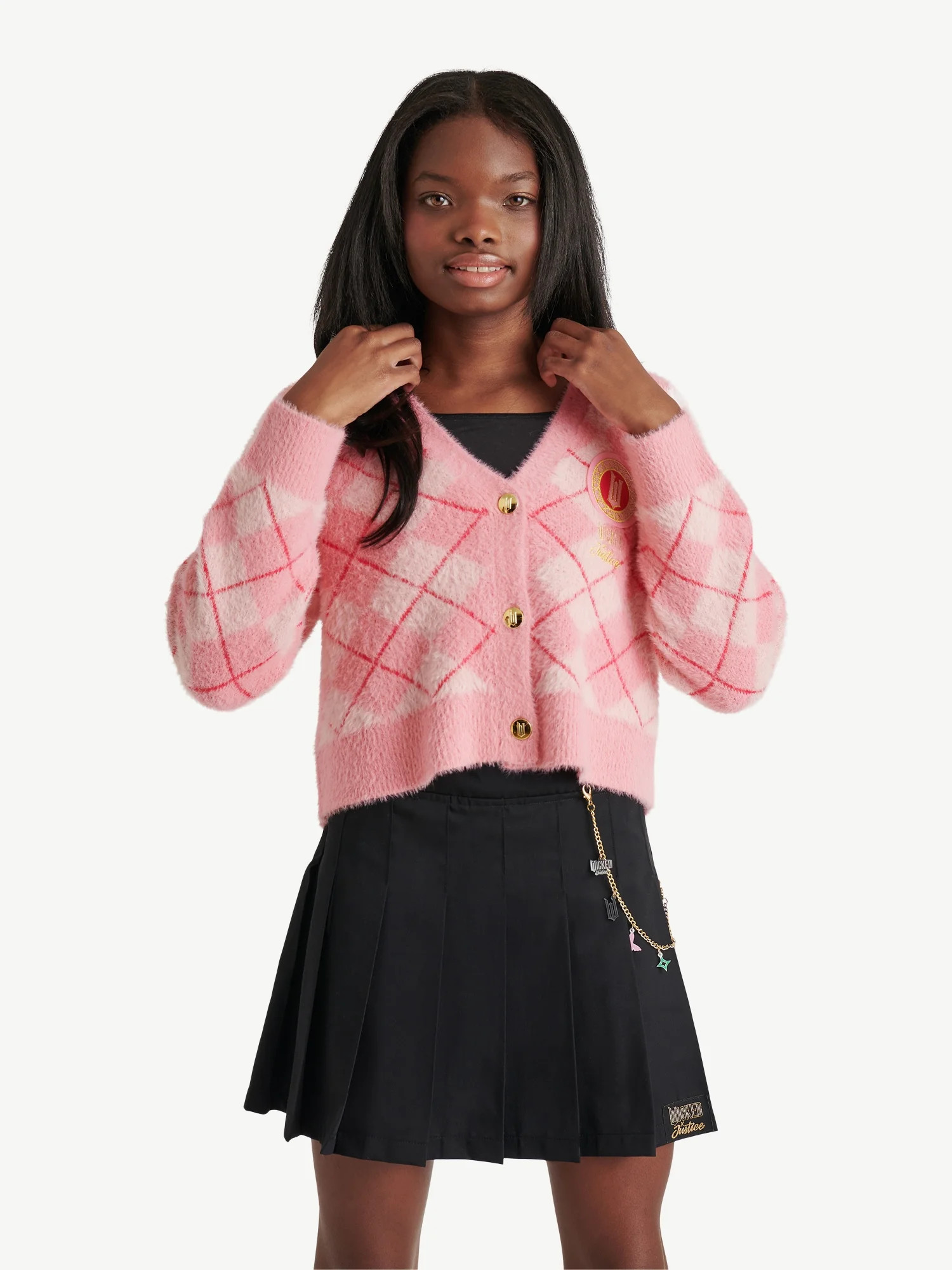 Justice Girls Wicked Cardigan Sweater, Sizes XS-XLP | Walmart (US)