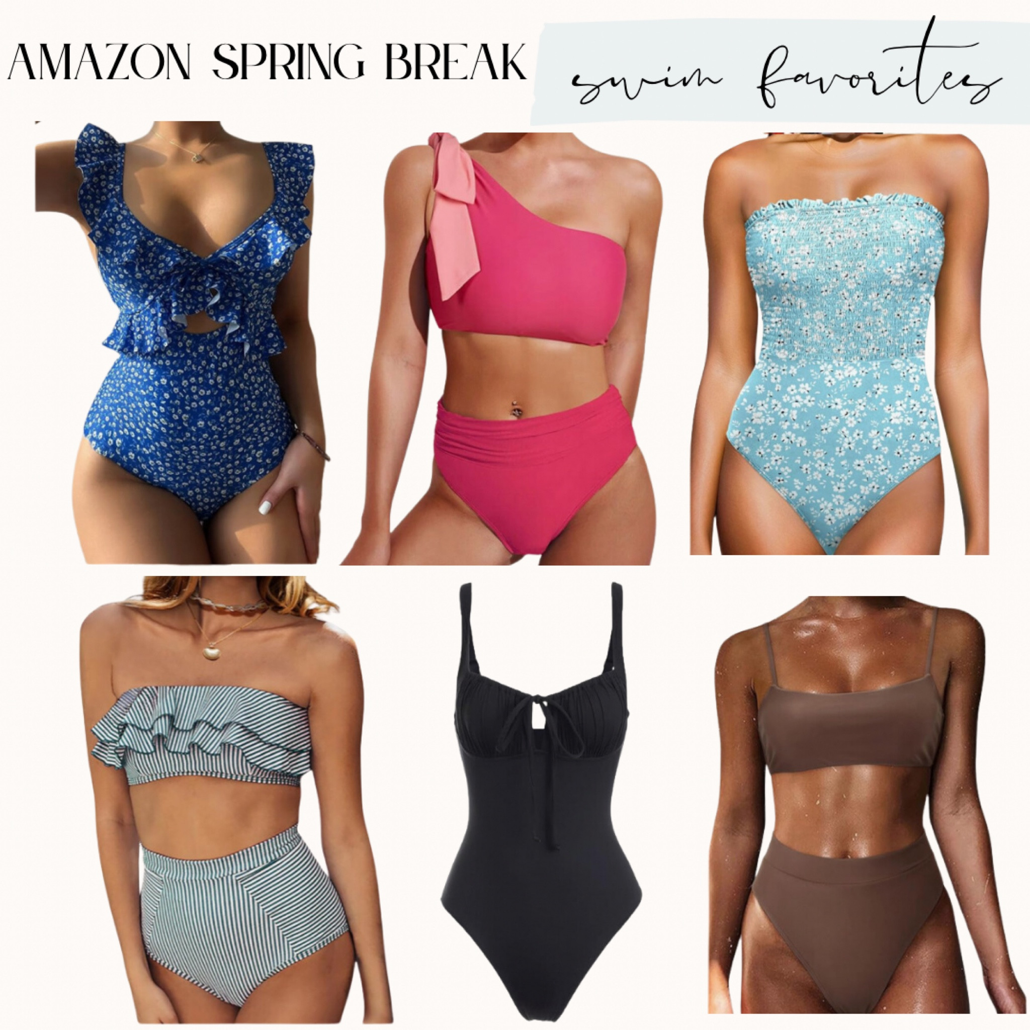 spring break ready with some amazon swimsuit favorites ✨

#LTKstyletip #LTKswim #LTKSeasonal