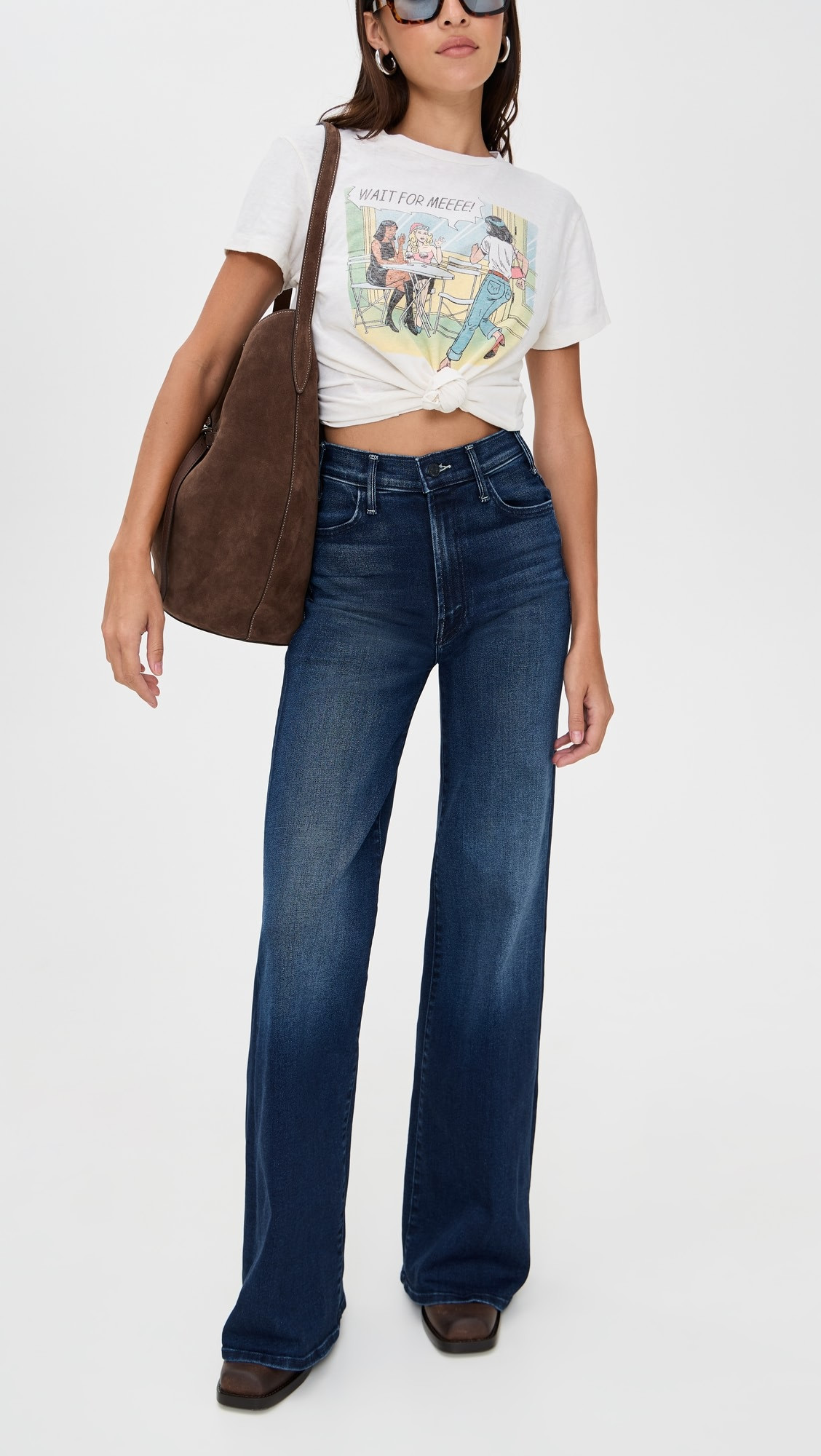 MOTHER The Hustler Roller Sneak Jeans | Shopbop | Shopbop
