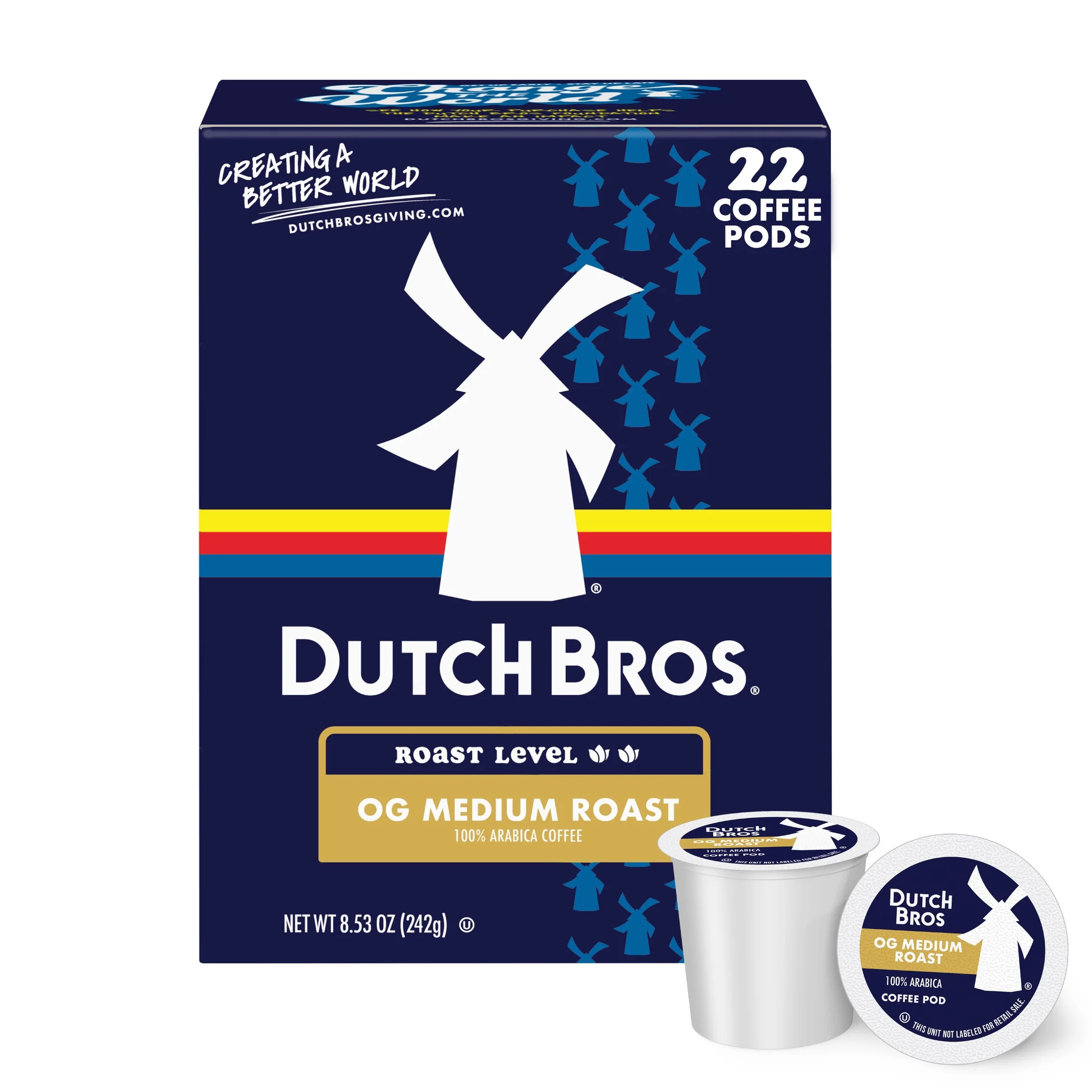 Dutch Bros® OG Medium Roast, 22 Count, Medium Roast, Single Serve Coffee Pods for Keurig K-Cup B... | Walmart (US)