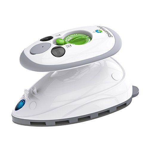 Steamfast SF-717 Mini Steam Iron with Dual Voltage, Travel Bag, Non-Stick Soleplate, Anti-Slip Handl | Amazon (US)