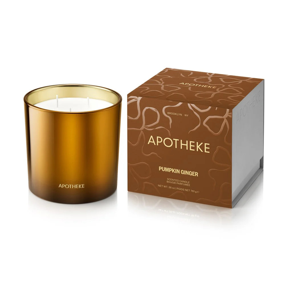 Pumpkin Ginger 3-Wick Candle | Apotheke Co