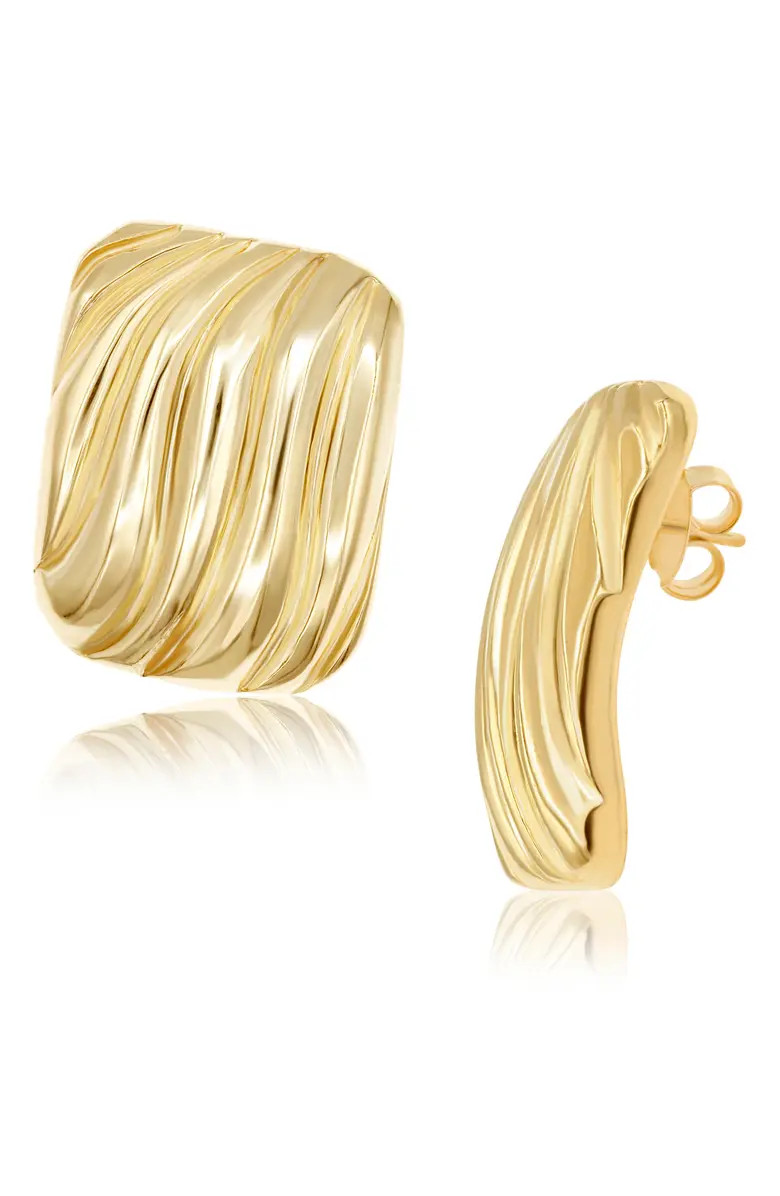 Oversized Textured Square Statement Earrings | Nordstrom