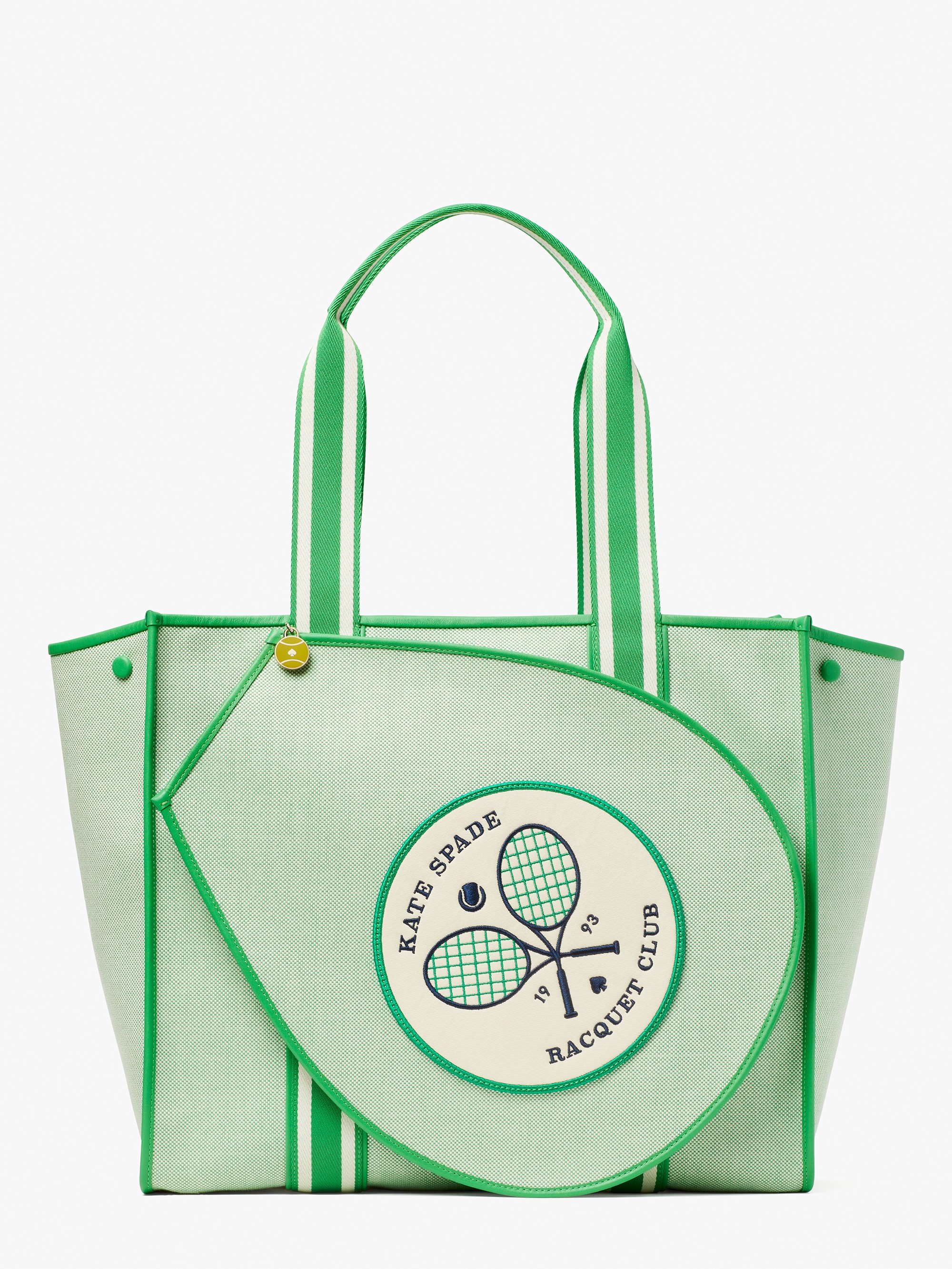 Courtside Canvas Large Tennis Tote | Kate Spade (US)