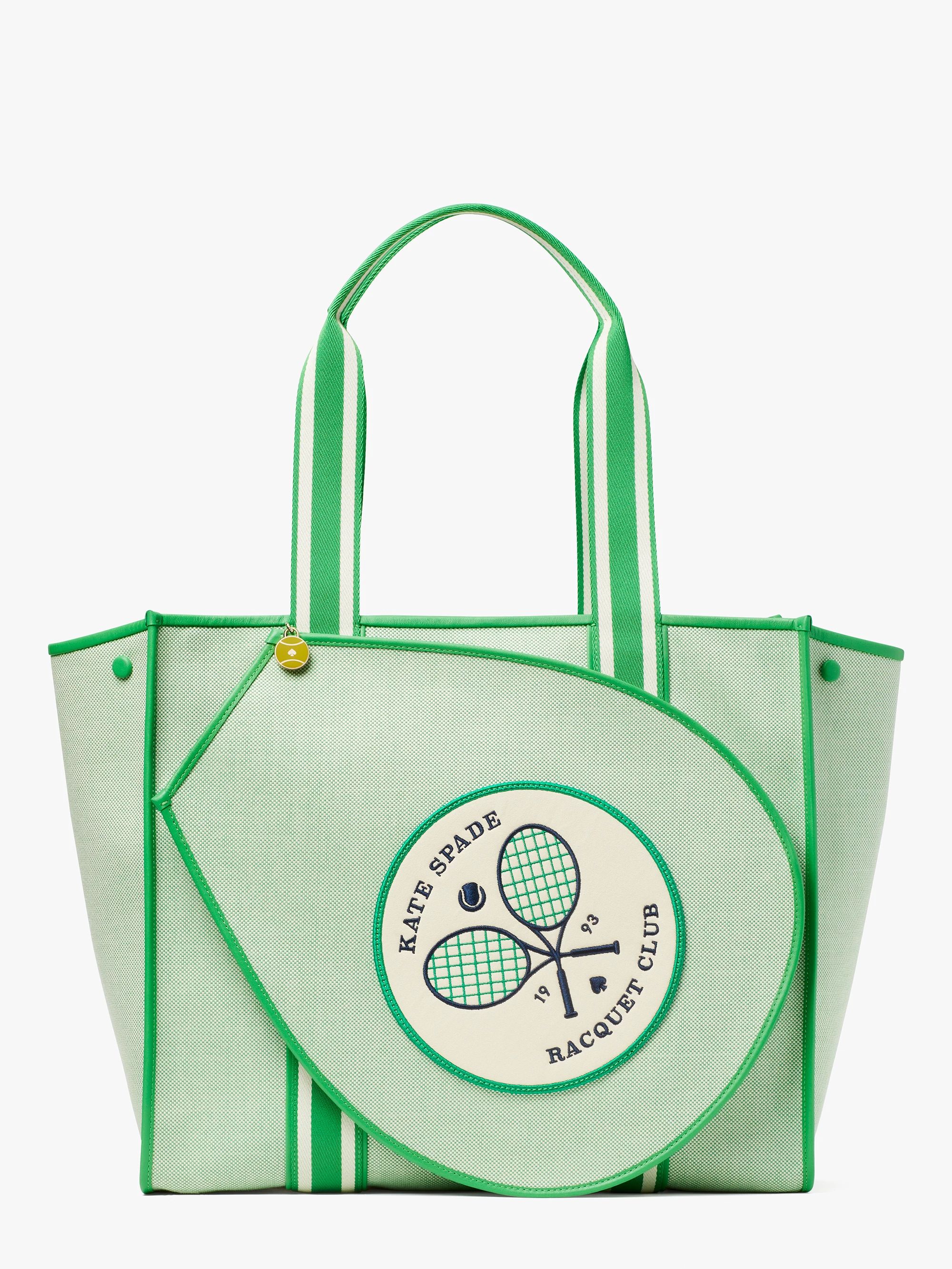 Courtside Canvas Large Tennis Tote | Kate Spade (US)