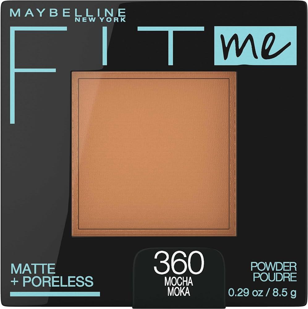 Maybelline Fit Me Matte + Poreless Pressed Face Powder Makeup & Setting Powder, Mocha, 1 Count | Amazon (US)