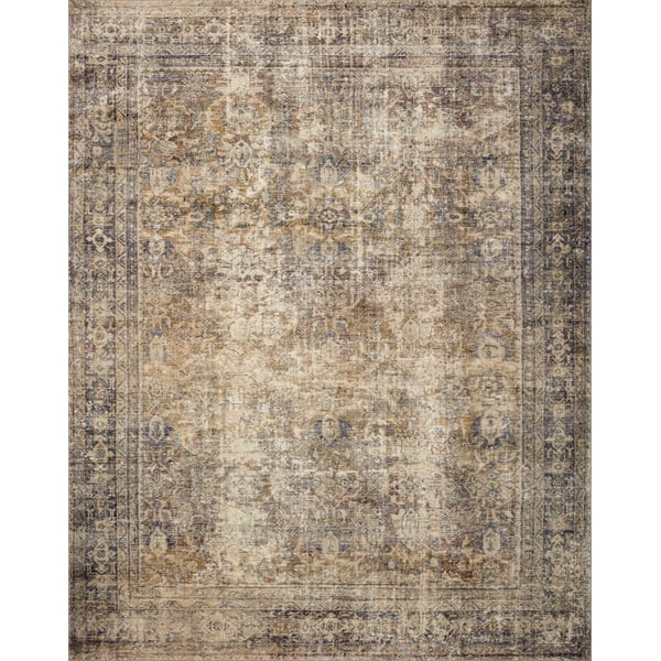 Morgan feat. CloudPile (TM) MOG-01 Sunset/Ink Printed Area Rug | Rugs Direct