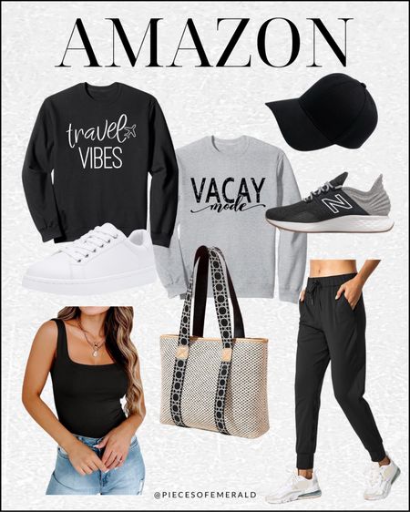 Airport style, amazon travel outfit ideas, travel fashion finds from Amazon, what to wear to the airport 

#LTKfindsunder100 #LTKstyletip