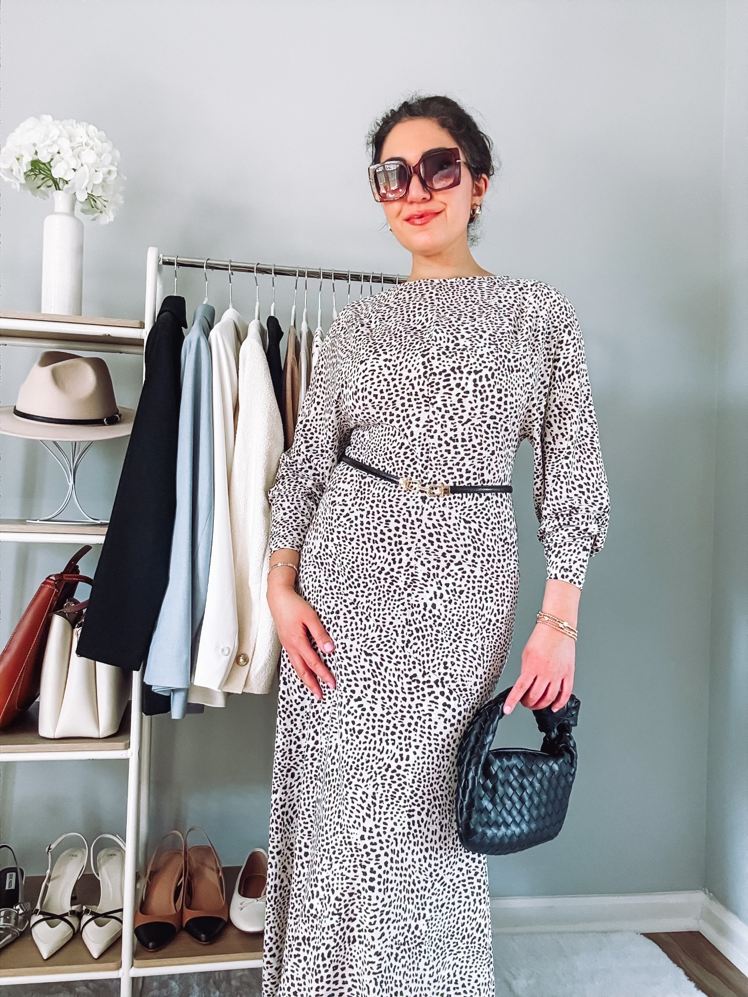 Leopard print dress, maxi dress, spring outfit, black clutch, black sandals 

#LTKFindsUnder100 #LTKStyleTip #LTKSeasonal