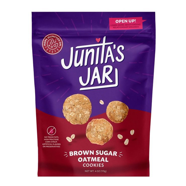 Junitas Jar Mini Cookie Snack Pack Brown Sugar Oatmeal - 4oz | Target