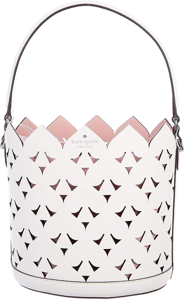 Kate Spade New York Dorit Small Bucket Crossbody Bag Optic White | Amazon (US)