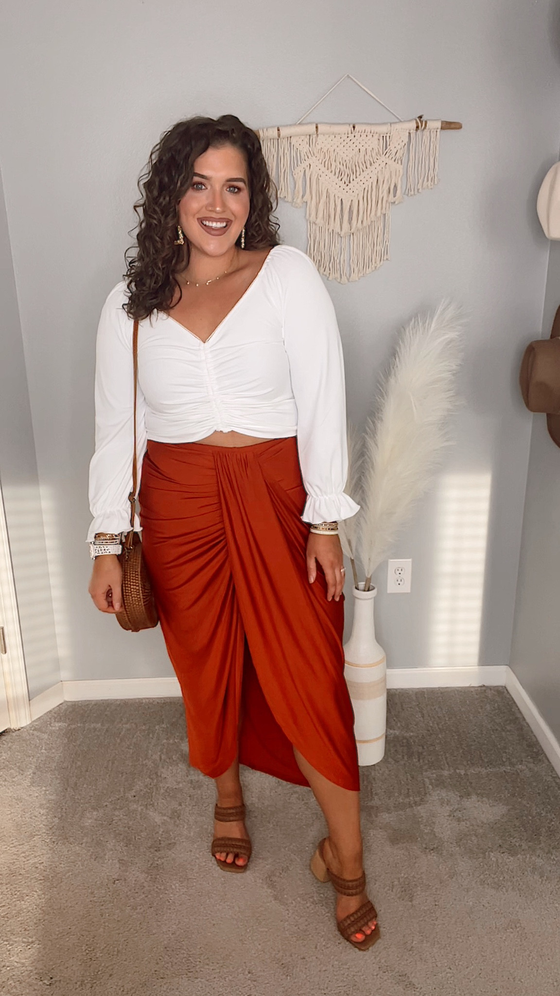 Vacation outfit inspo 🌊🏝️🌾 
Boho resort wear outfits, beach style, spring break, maxi skirt, curvy outfits
Top: XL 
Skirt: L 
#midsizeoutfits #beachstyle #vacationoutfits #springstyle #springbreak #resortwear #maxiskirt #boho #blouse #croptop #styleinspo 

#LTKstyletip #LTKSeasonal #LTKcurves