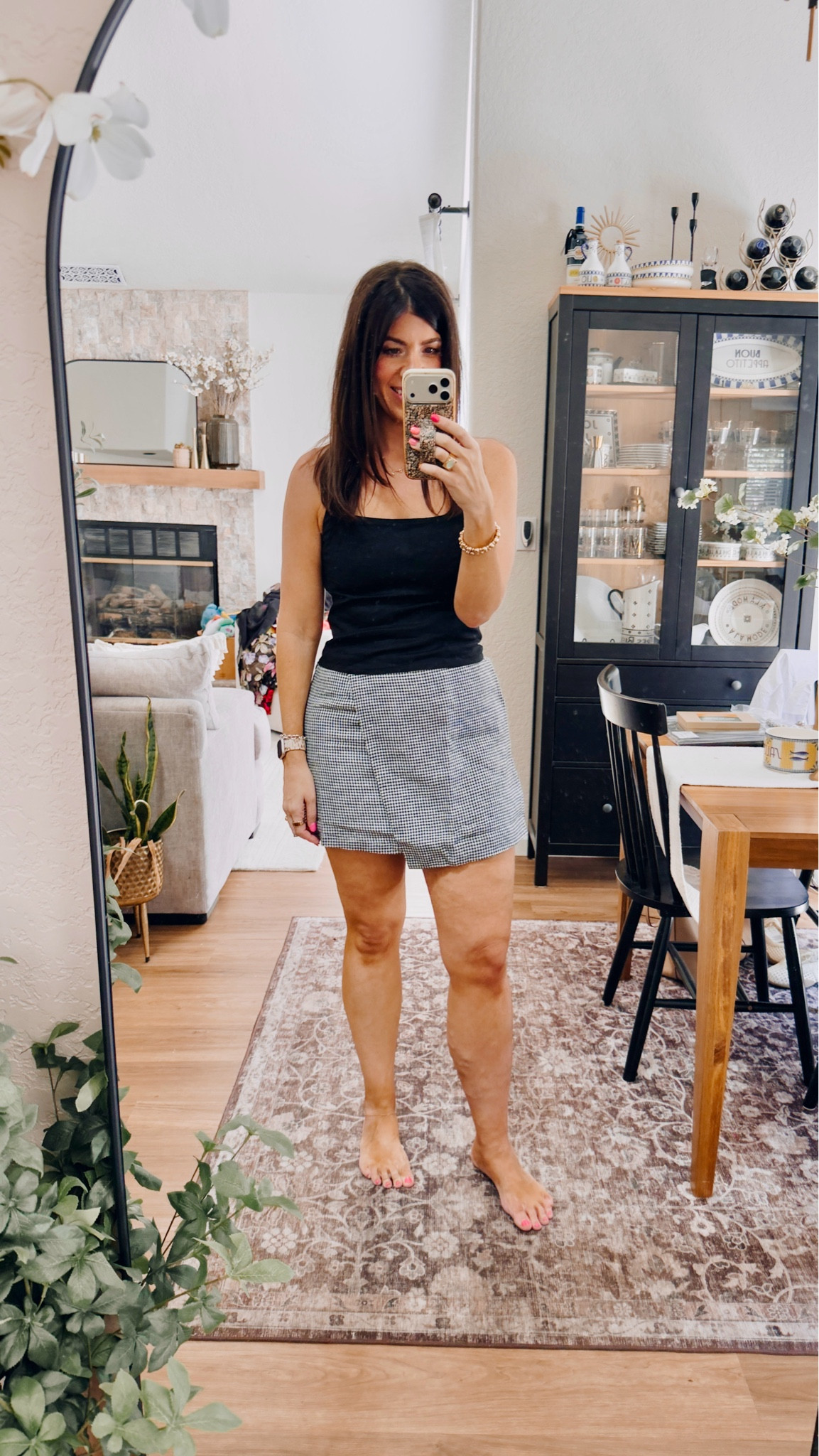 In a medium linen halter and medium linen skort

#LTKTall #LTKMidsize #LTKOver40