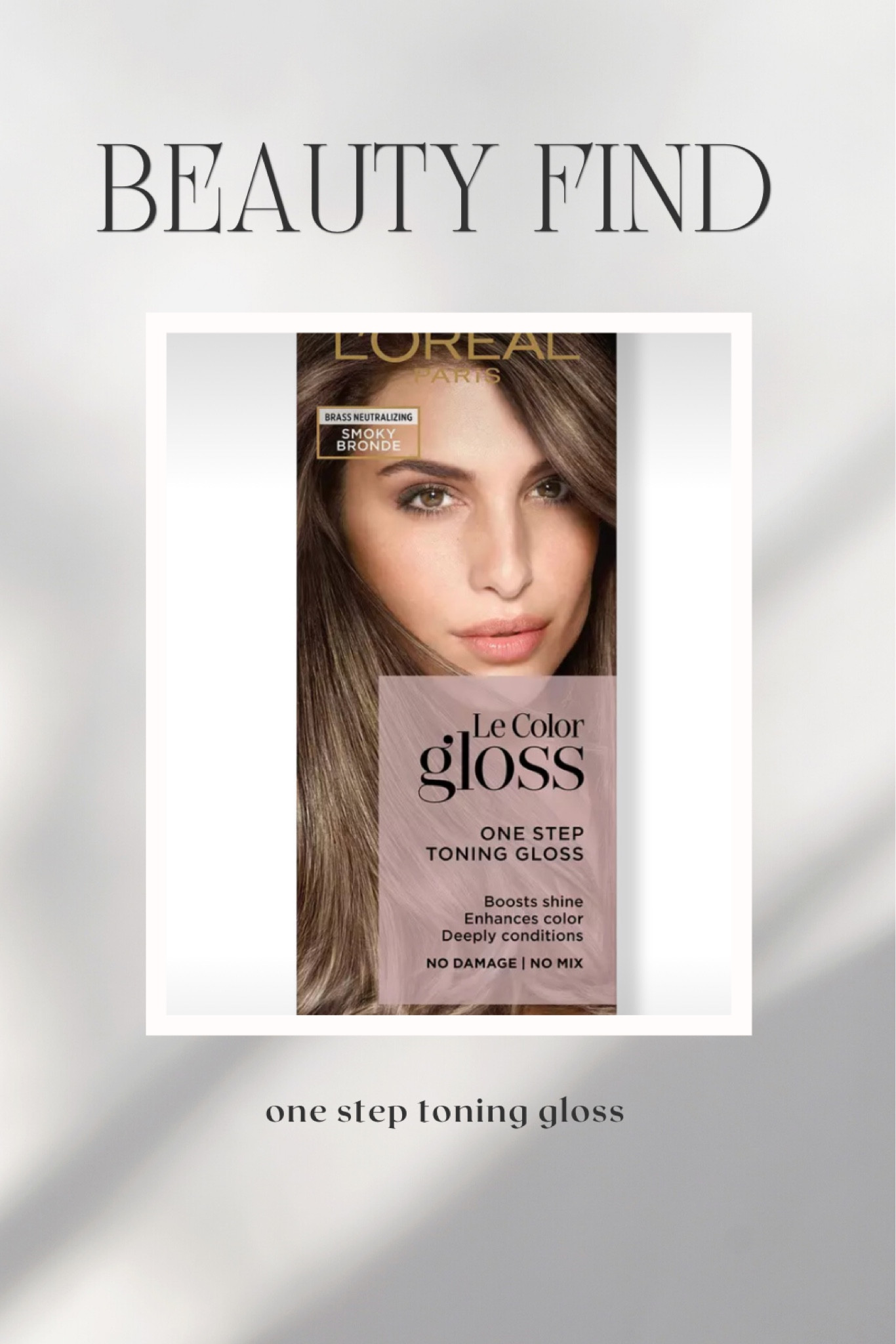 Toning gloss - comes in all different shades for all different hair colors 

#LTKunder50 #LTKFind #LTKbeauty