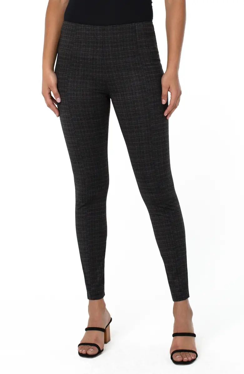 Reese Plaid Seamed High Waist Ankle Leggings | Nordstrom | Nordstrom