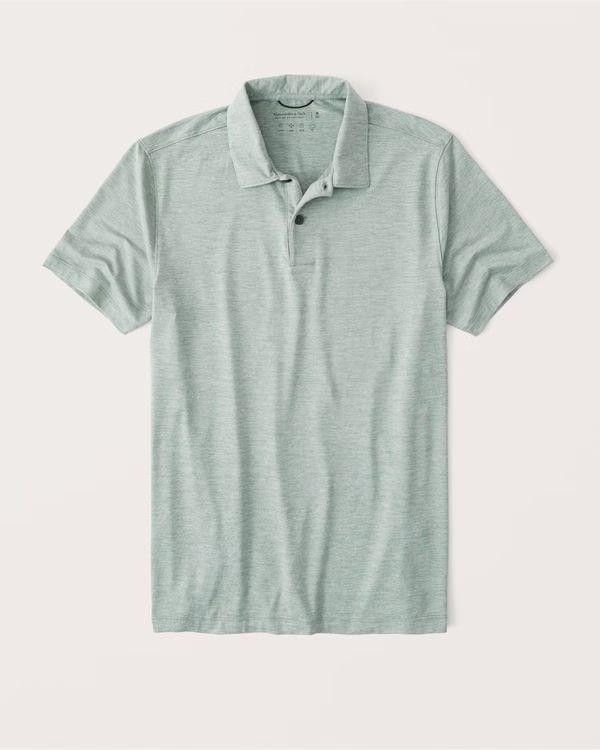 Airknit Moisture-Wicking Golf Polo | Abercrombie & Fitch (US)