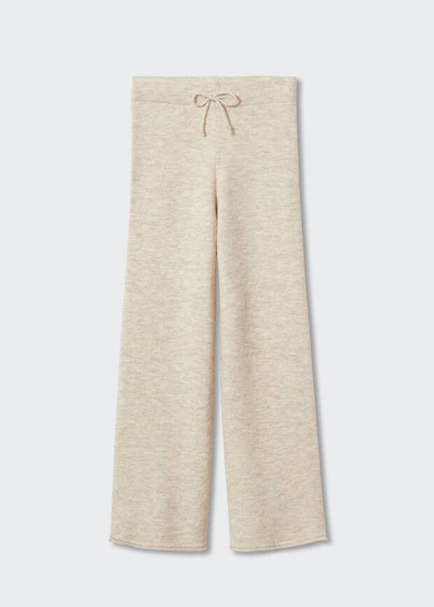 Pantalon pyjama maille -  Femme | Mango France | MANGO (FR)